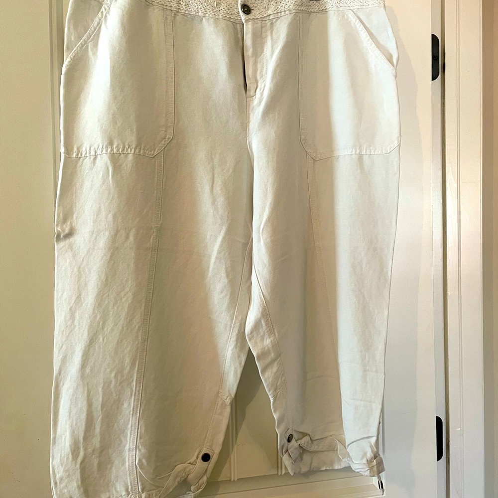 Lane Bryant linen pants